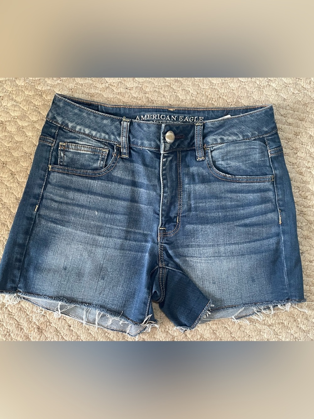 American Eagle Medium Wash Denim Shorts